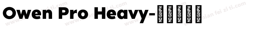 Owen Pro Heavy字体转换